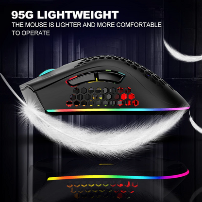 Rechargeable 7-Color LED Gaming Mouse