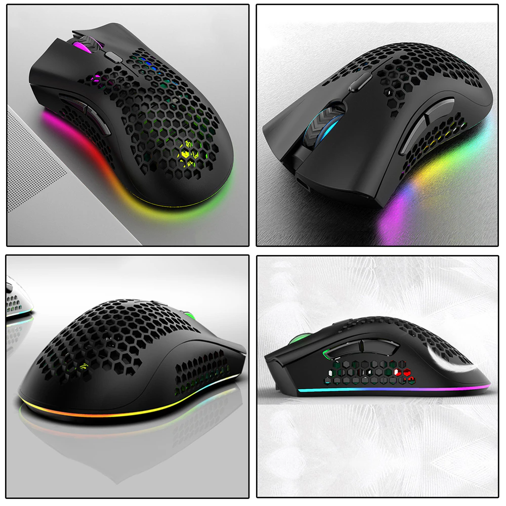 Rechargeable 7-Color LED Gaming Mouse