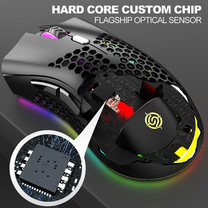 Rechargeable 7-Color LED Gaming Mouse