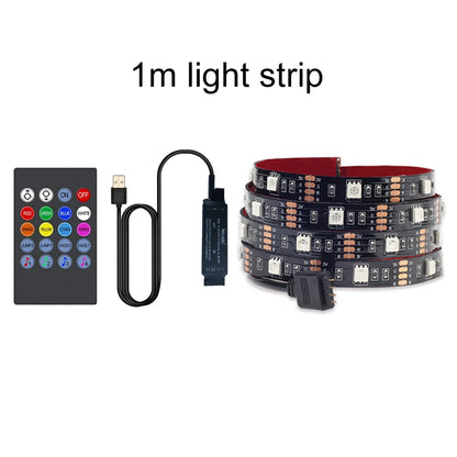 NexusVault TV & Monitor Bias Lighting — USB RGB LED Strip
