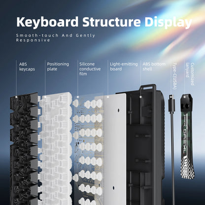 60% Wired RGB Gaming Keyboard — Compact 61-Key