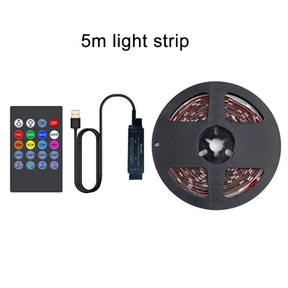 NexusVault TV & Monitor Bias Lighting — USB RGB LED Strip