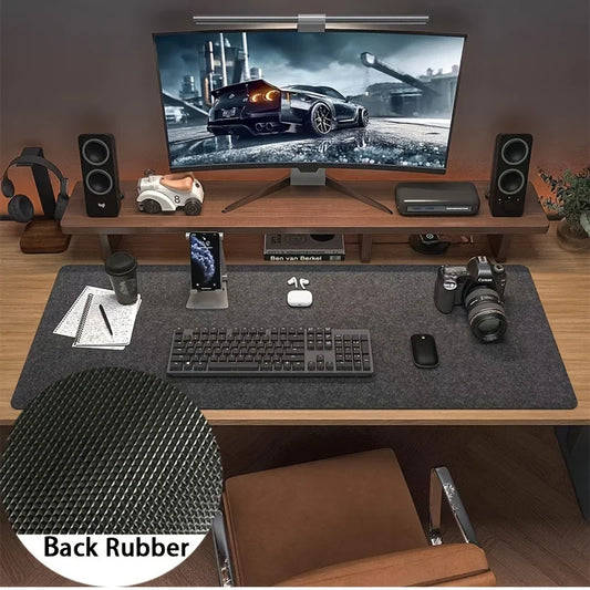 NexusVault Pro Felt Desk Pad