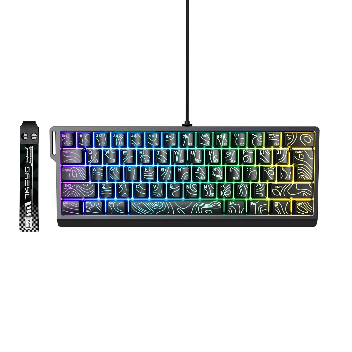 60% Wired RGB Gaming Keyboard — Compact 61-Key