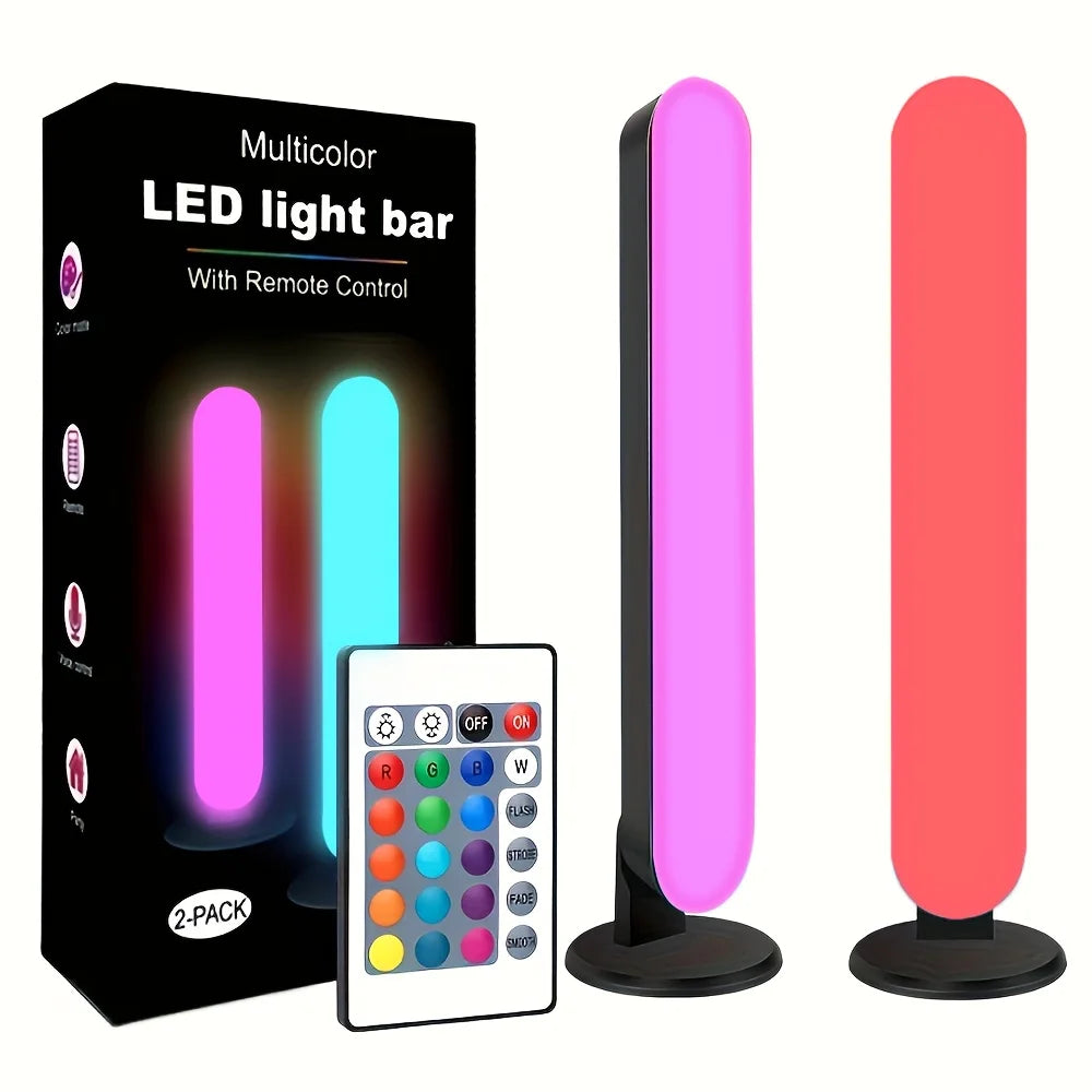 RGB LED Light Bars (1 or 2-Pack)