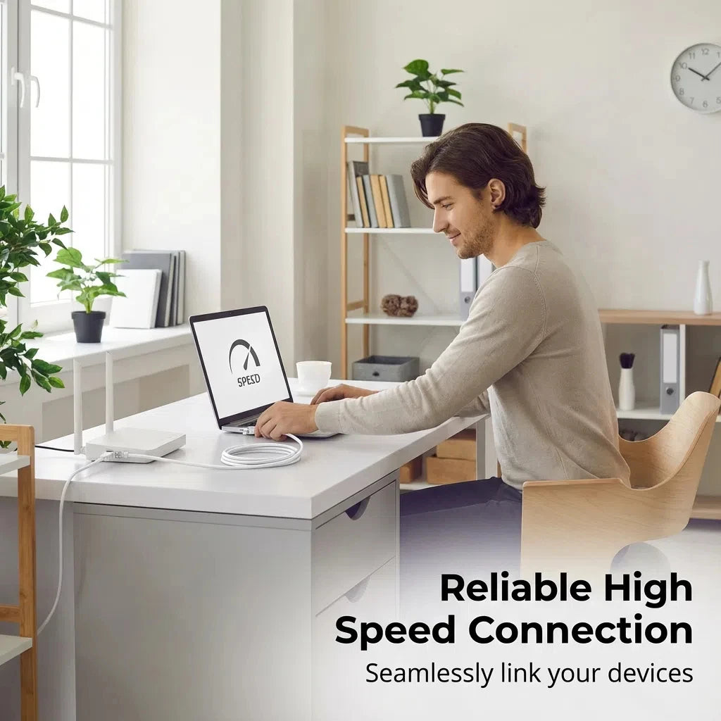 CAT 6 Ethernet Cable — 1000Mbps Gigabit Network Cable