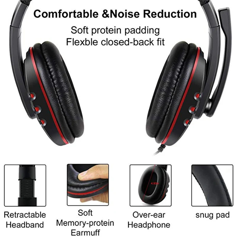 NexusVault Wired Gaming Headset
