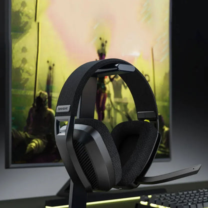BINNUNE Dual-Mode Wireless Gaming Headset — 2.4GHz & Bluetooth, 48Hr Battery