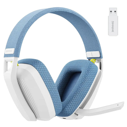 BINNUNE Dual-Mode Wireless Gaming Headset — 2.4GHz & Bluetooth, 48Hr Battery