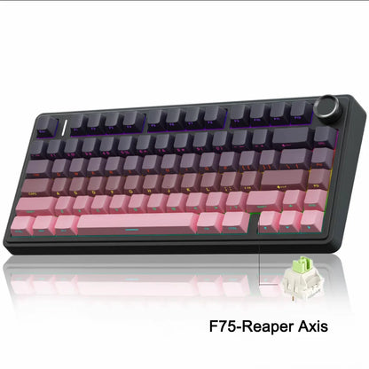 AULA F75 Wireless Mechanical Gaming Keyboard — 75% RGB Gasket Mount
