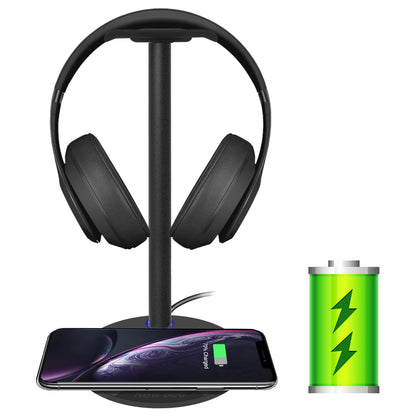 NexusVault RGB Headset Stand — USB Hub, 7 Light Modes, Metal Build