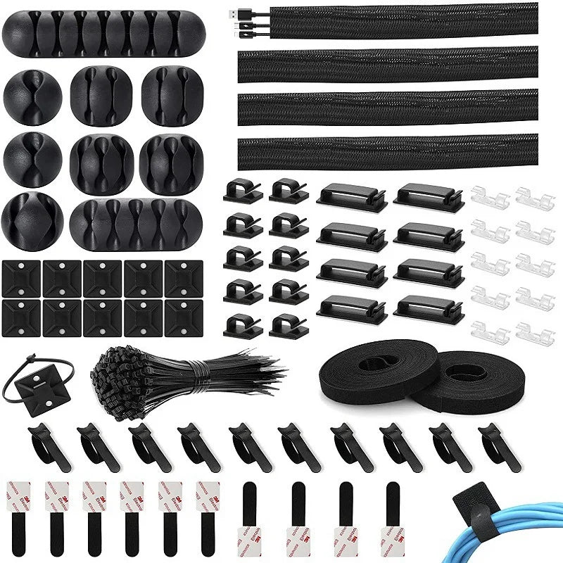 NexusVault 173-Piece Cable Management Kit — Tame the Chaos Behind Your Setup