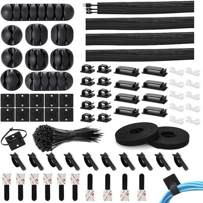 NexusVault 173-Piece Cable Management Kit — Tame the Chaos Behind Your Setup