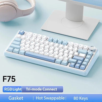 AULA F75 Wireless Mechanical Gaming Keyboard — 75% RGB Gasket Mount