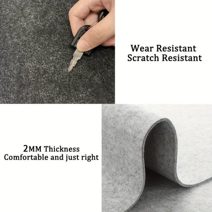 NexusVault Pro Felt Desk Pad
