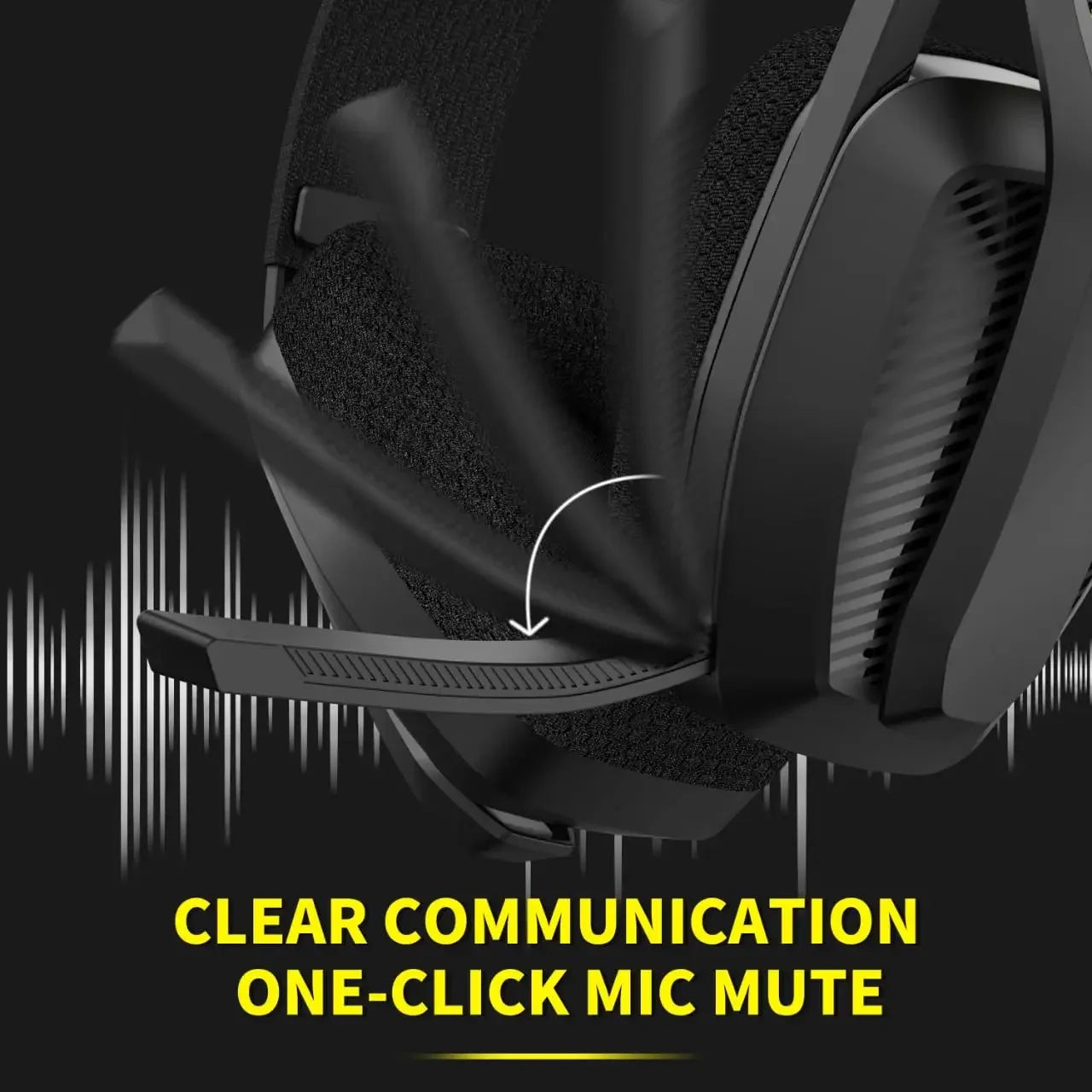 BINNUNE Dual-Mode Wireless Gaming Headset — 2.4GHz & Bluetooth, 48Hr Battery