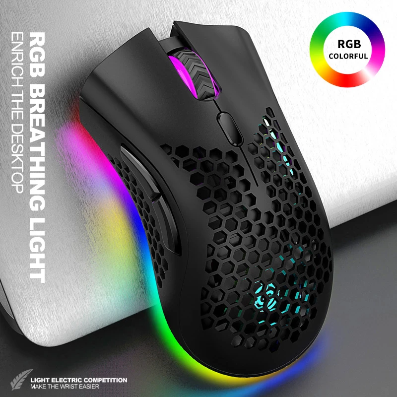 Rechargeable 7-Color LED Gaming Mouse